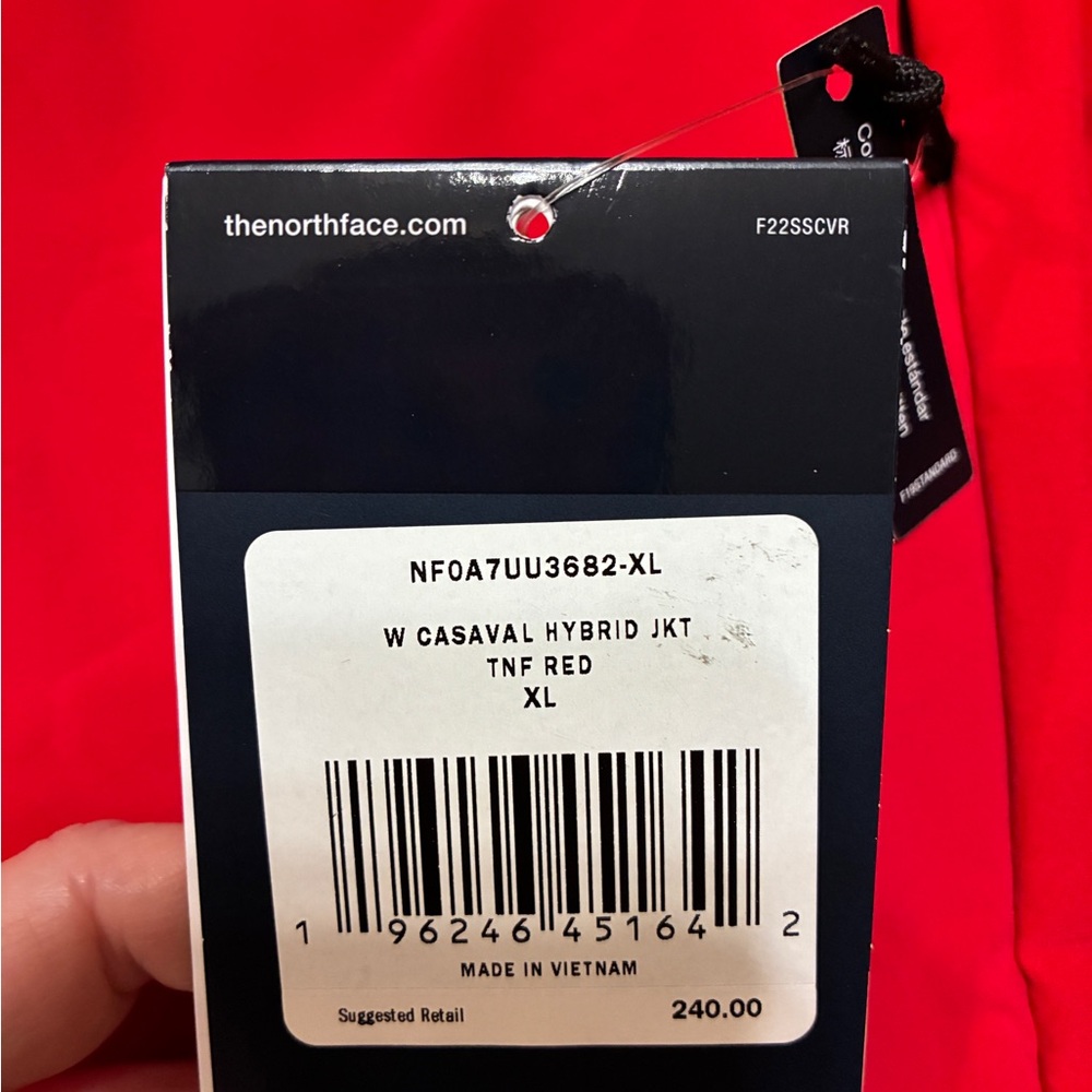 Women’s The North Face TNF Red Hybrid Jacket Size Extra Large NWT - Picture 5 of 15
